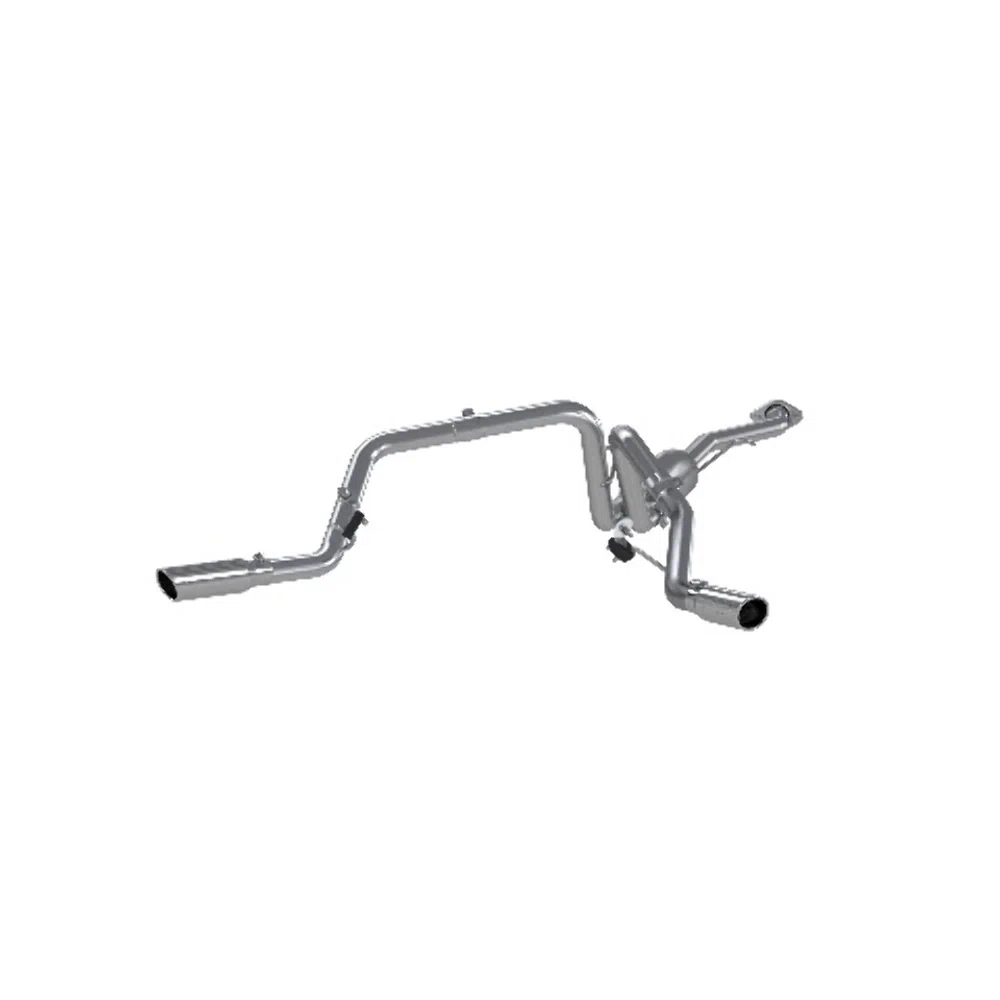 Fits 07 Chevrolet Silverado 1500 Classic 2.5 Cat Back Dual Split Side AL-S5018AL